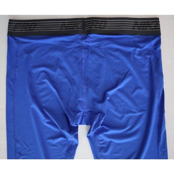 Nike AT3198 Men's Sz 3XL Blue Pro Breathe Full Length Training Base Layer Tights - Picture 8 of 10